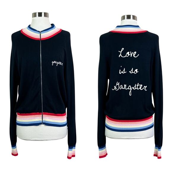 Spiritual Gangster Jackets & Blazers - Spiritual Gangster | Madeleine Thompson Love is Gangster Rainbow Zip Up Jacket L